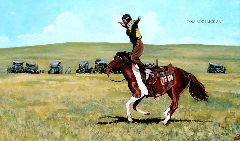 Rodeo Art by Boulder artist Tom Roderick